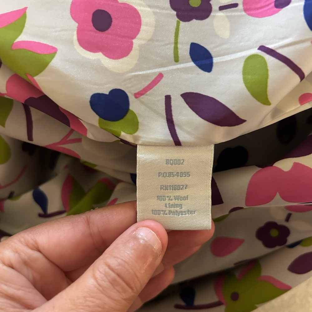 Boden Purple Dress with Pleated Neckline - Picture 6 of 10
